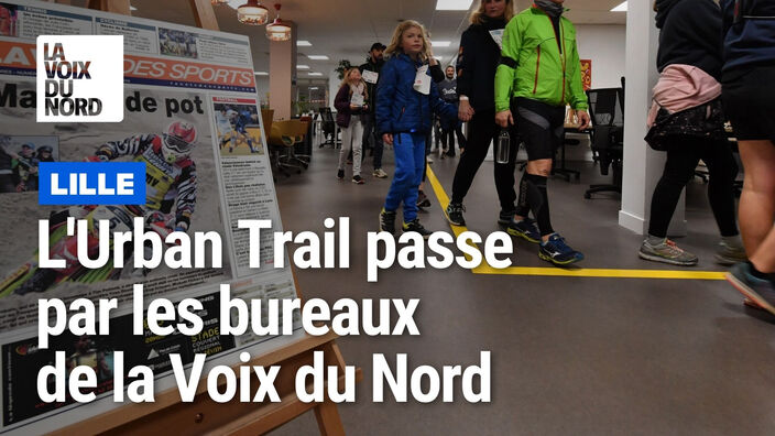L'Urban Trail à Lille passe par les bureaux de la Voix du Nord