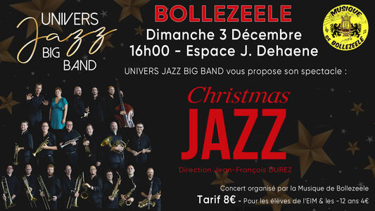 Concert de l'UNIVERS JAZZ BIG BAND - "Christmas JAZZ"