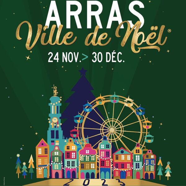 Marché de Noël Arras 2023 - Grande roue 