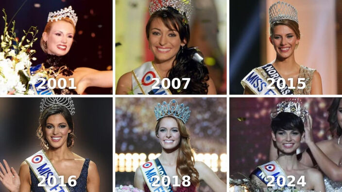 Archives : les six miss régionales élues Miss France depuis 2001