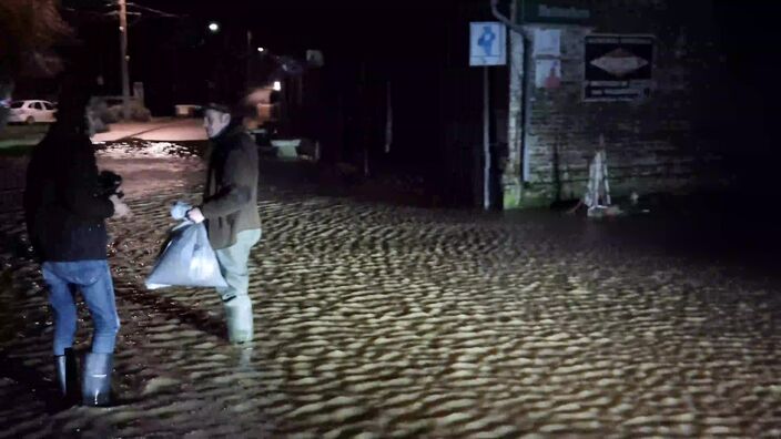 Une nuit dans les inondations du Pas-de-Calais