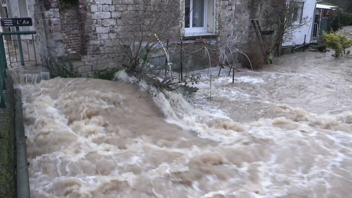 En vidéo : comment l'Aa, déchaînée, est sortie de son lit