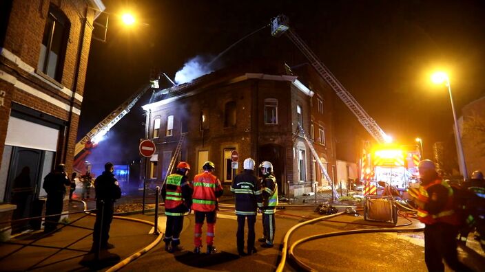 Un incendie rue Amiral Courbet à Tourcoing