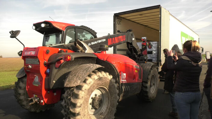 Colère du monde paysan : deux plate-formes logistiques bloquées ce lundi