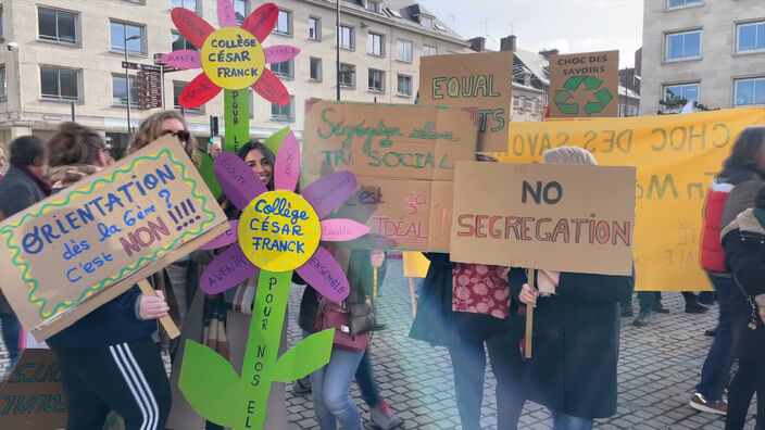 Grève : Enseignants et AESH dans la rue à Amiens