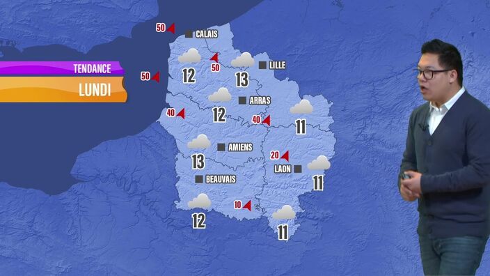 Les prévisions météo, au quotidien, de la région Hauts-de-France