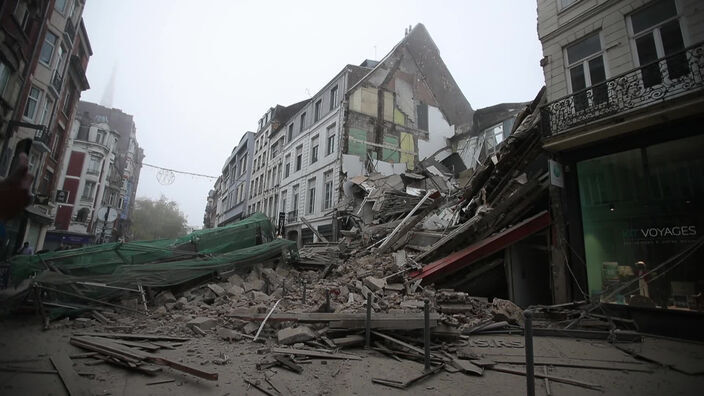 Effondrement de deux immeubles rue Pierre Mauroy à Lille