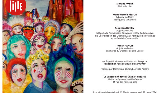 EXPOSITION DE PEINTURES " LES COULEURS DU CARNAVAL"