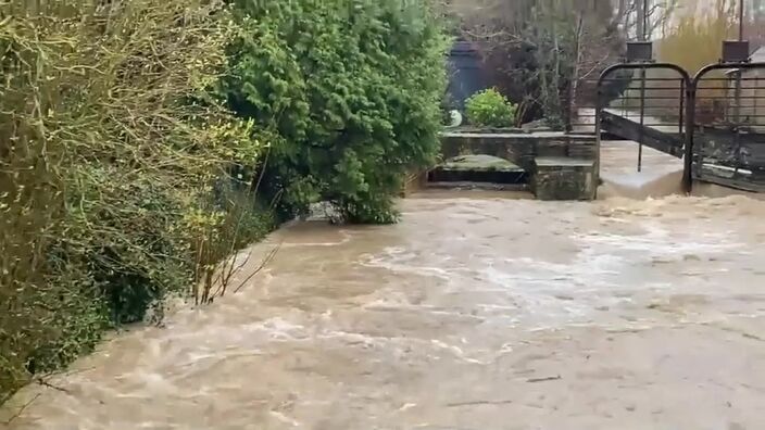 Inondations dans le Pas-de-Calais : la commune de Witternesse sous les eaux