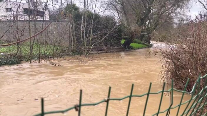 Arques : l'eau remonte du côté de la rue Henri Puype