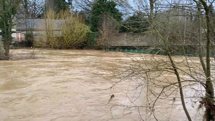 Blendecques : l'Aa a débordé à certains endroits