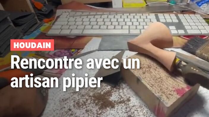 Houdain : Cédric Lefebvre est l’un des rares fabricants de pipes en France