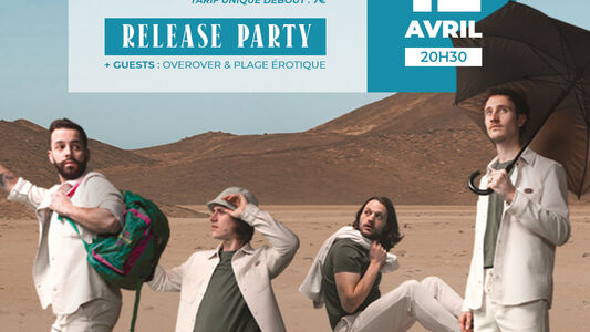 Release Party du premier album des Space Alligators (+ guests : Plage Érotique + Overover)