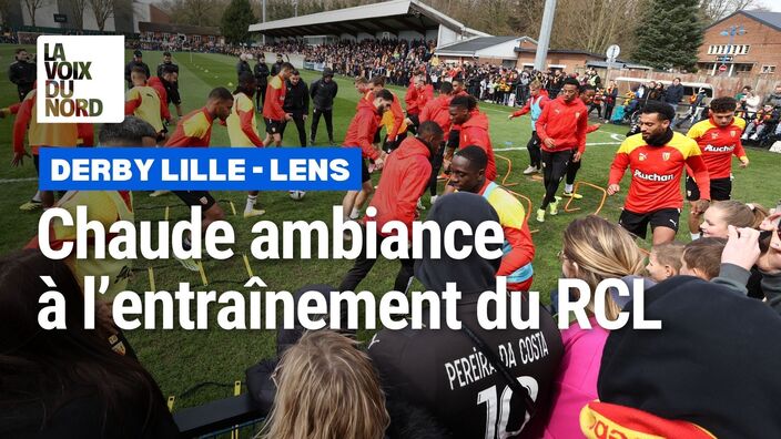 Derby Lille - Lens : 5 000 personnes à l'entraînement du RC Lens