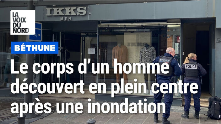 Le corps d'un homme découvert dans un appartement du centre de Béthune après une inondation