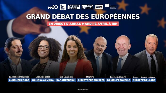 Le grand débat des Européennes sur Wéo avec la Voix du Nord et le Courrier picard