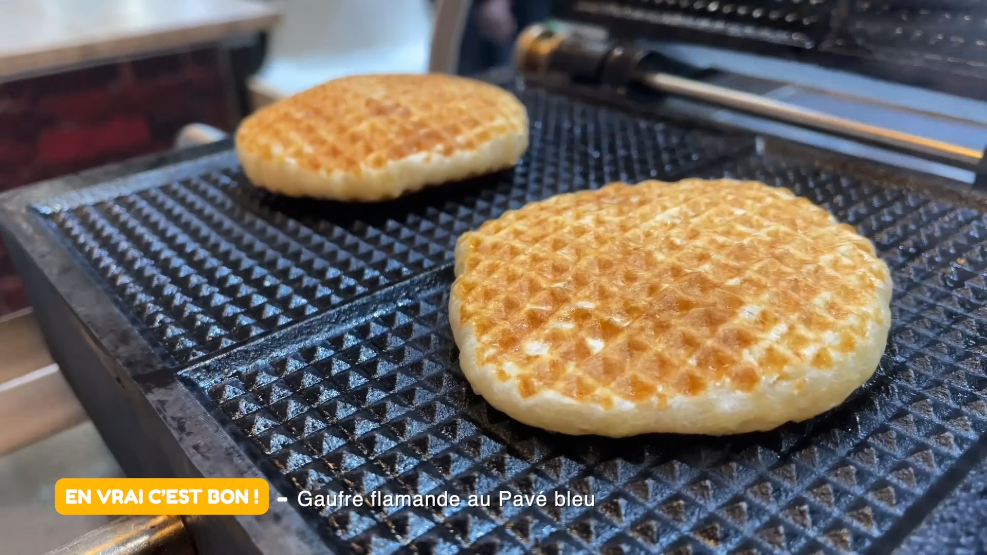 La Véritable Gaufre Flamande La Dunkerquoise Des gaufres flamandes... gourmandes - 24/04/2024 - Vidéo Wéo