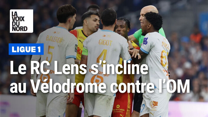 Le RC Lens s'incline au Vélodrome contre Marseille (1-2)