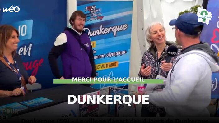 Dunkerque (59) - Ambiance au village départ des 4 jours de Dunkerque