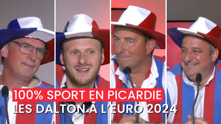 100% sport en Picardie : "Les Dalton à l’Euro 2024"