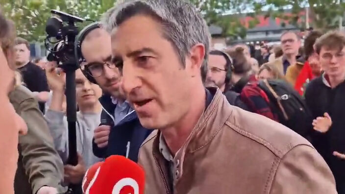 François Ruffin (LFI) lance sa campagne pour les législatives anticipées à Amiens