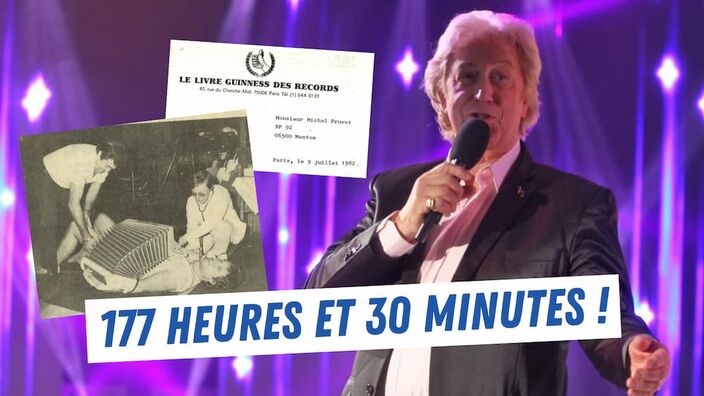 Michel Pruvot détient le record du monde d'accordéon