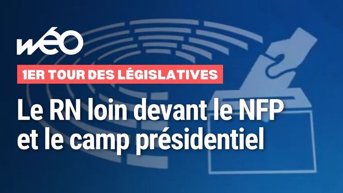 Résultats du 1er tour des élections législatives : le RN loin devant