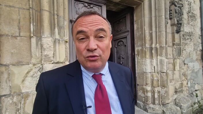 Législatives 2024: réaction de Frédéric-Pierre Vos (RN) dans la 5e circonscription de l'Oise