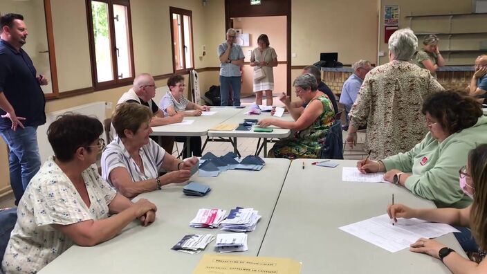 Le premier tour des législatives 2024 à Beuvry