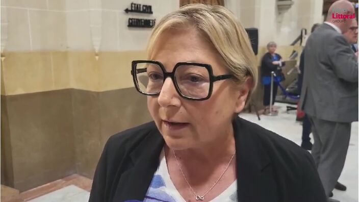 La maire de Calais, Natacha Bouchart réagit aux résultats du premier tour des Législatives 2024