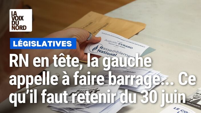 Législatives 2024 : ce qu'il faut retenir de ce 1er tour