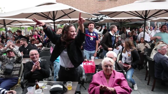 Euro 2024 : ambiance suite à la victoire de la France contre la Belgique !