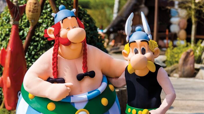 Astérix et Obélix, stars du parc Astérix