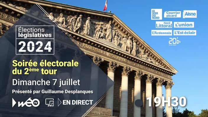 Second tour des législatives : soirée spéciale ce dimanche dès 19h30 sur Wéo