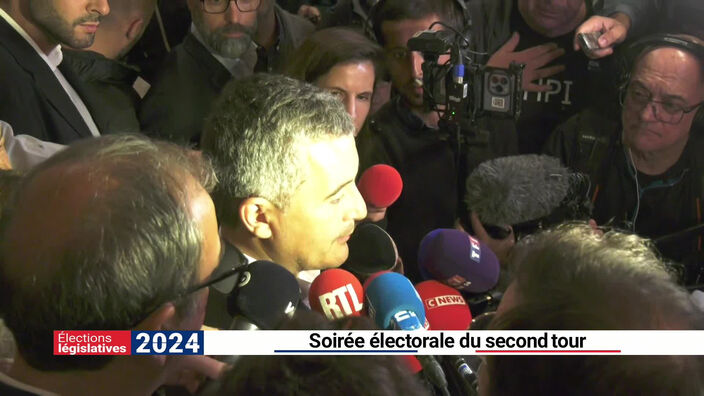 Réaction de Gérald Darmanin, réélu dans la 10e circonscription du Nord