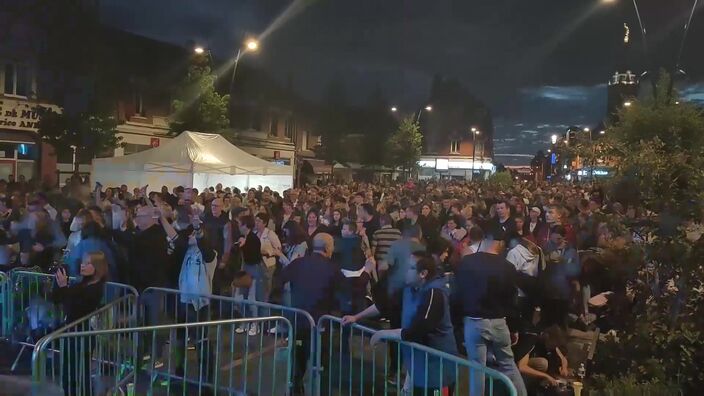 Soirée du 13 juillet à Albert