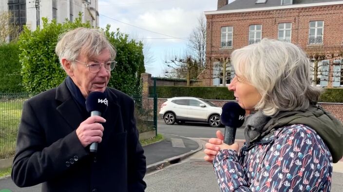 Alain Bernard, maire de Bouvines, sur Wéo en janvier 2024