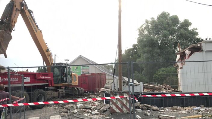 La maison qui menaçait de s’effondrer à Aubigny-en-Artois a été détruite