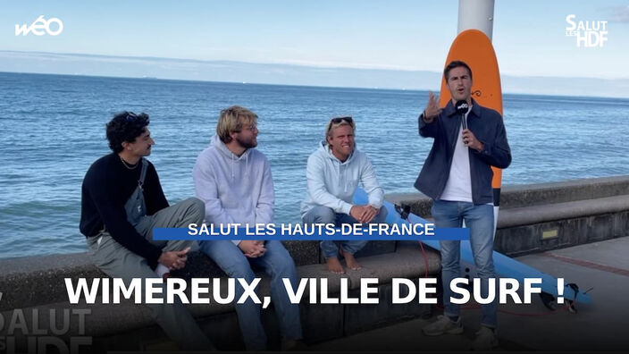 On fait du surf à Wimereux !