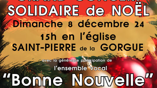 Grand Concert Solidaire de Noël