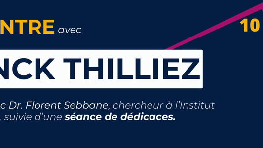 Rencontre avec l'écrivain Franck Thilliez : "Peste et pandémie : entre science et fiction"