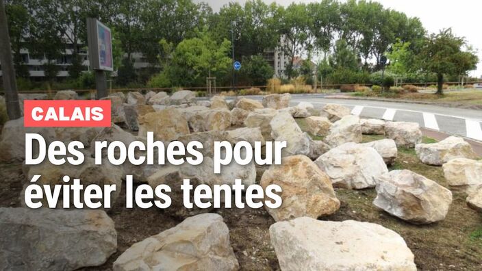 Calais : des enrochements pour empêcher le retour des migrants