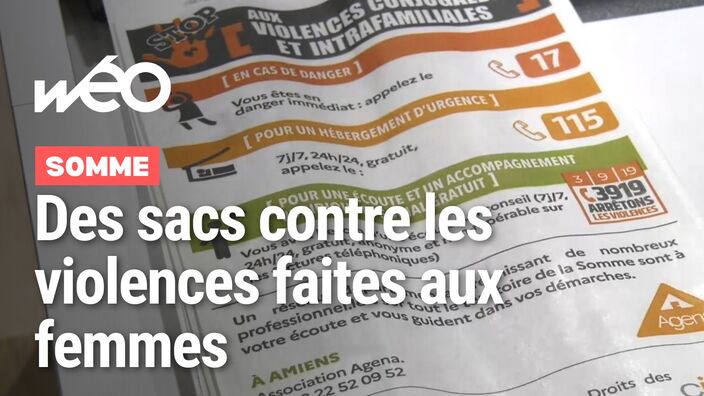 Somme : des sacs pour lutter contre les violences faites aux femmes