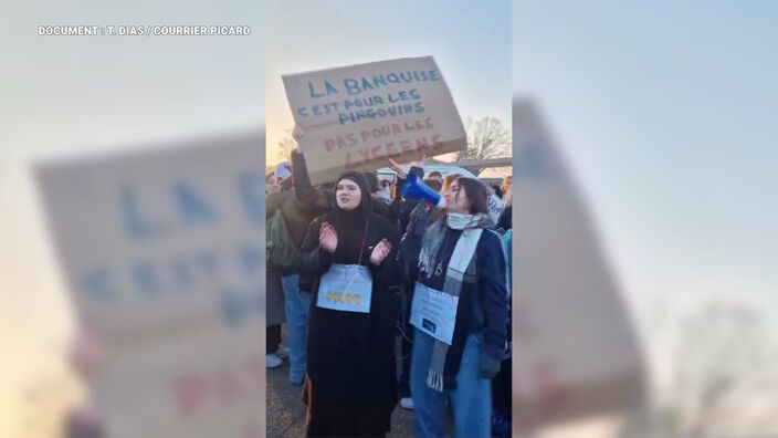 Amiens : 300 lycéens mobilisés pour un peu de chauffage...