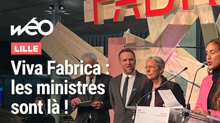 Elisabeth Borne et Marc Ferracci à Lille pour l'inauguration de Viva Fabrica