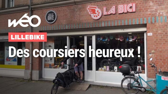 Lillebike : des coursiers heureux de faire leur travail !