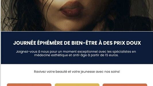 Journée éphémère de bien-être