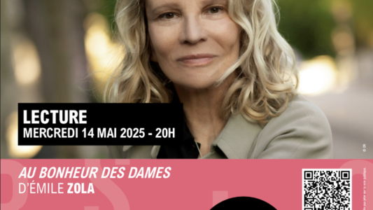 Nicole Garcia en lecture au Louvre-Lens