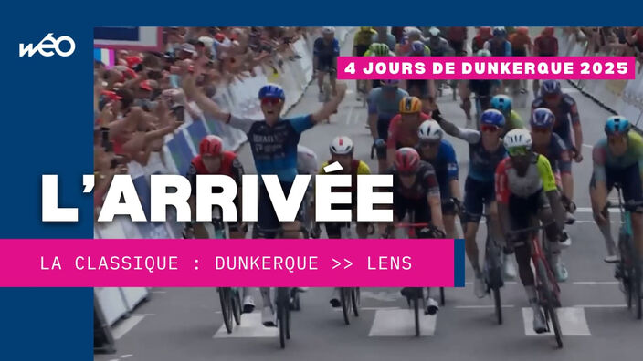 L'arrivée de Pascal Ackermann, vainqueur de la Classique "Dunkerque Hauts-de-France" !
