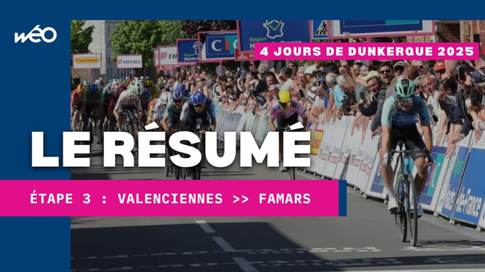 4 Jours de Dunkerque : le debrief de la 3e étape entre Valenciennes et Famars